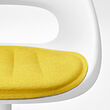 LOBERGET/MALSKÄR swivel chair + pad