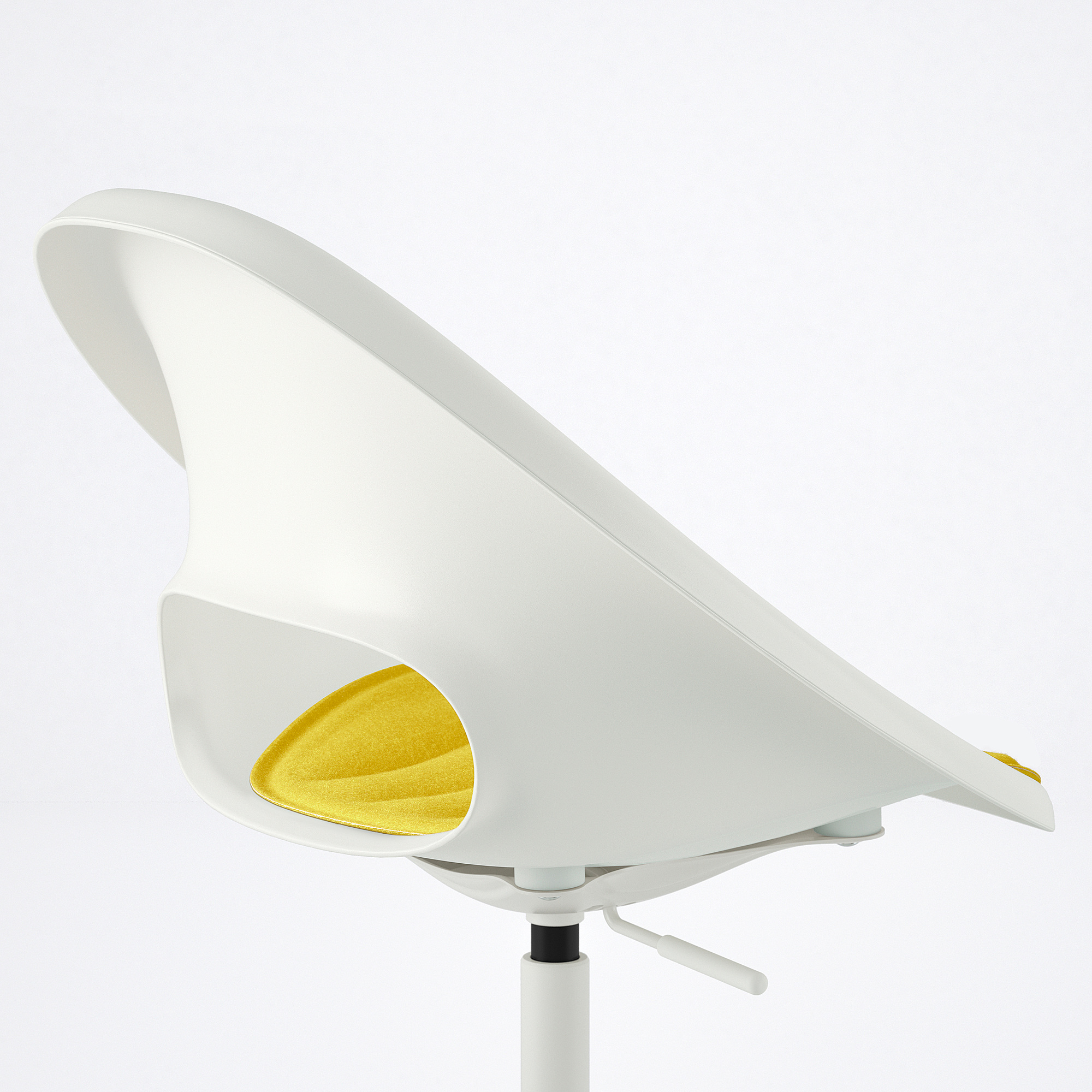 LOBERGET/MALSKÄR swivel chair + pad