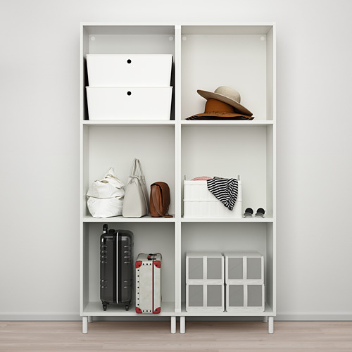PLATSA - 衣櫃組合/6門, 白色/Fonnes 白色, 120x42x191 公分| IKEA