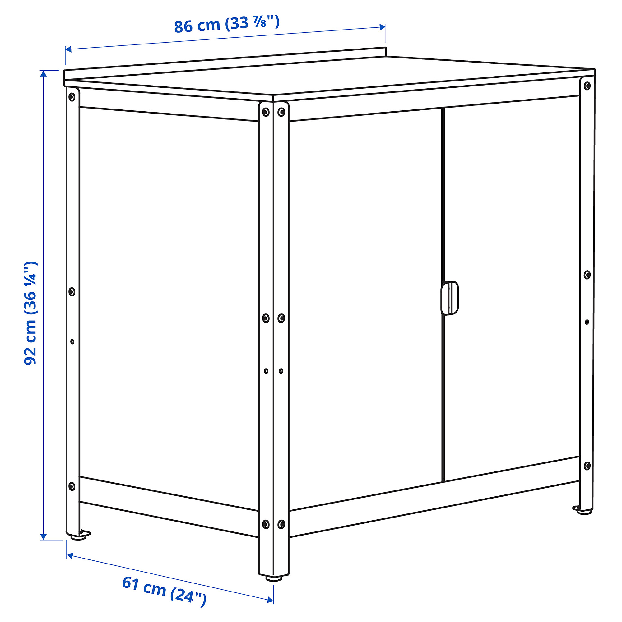 GRILLSKÄR kitchen island shelf unit