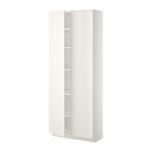 METOD high cabinet with shelves