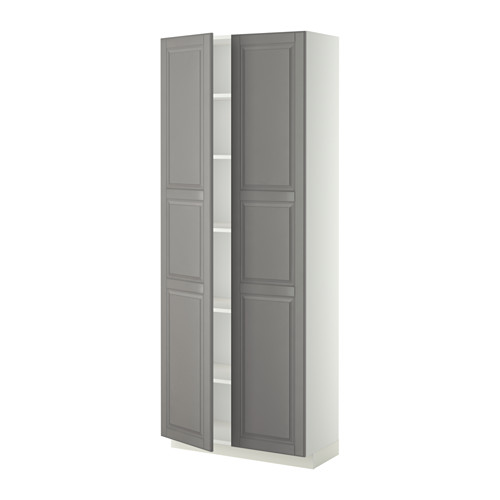 METOD high cabinet with shelves