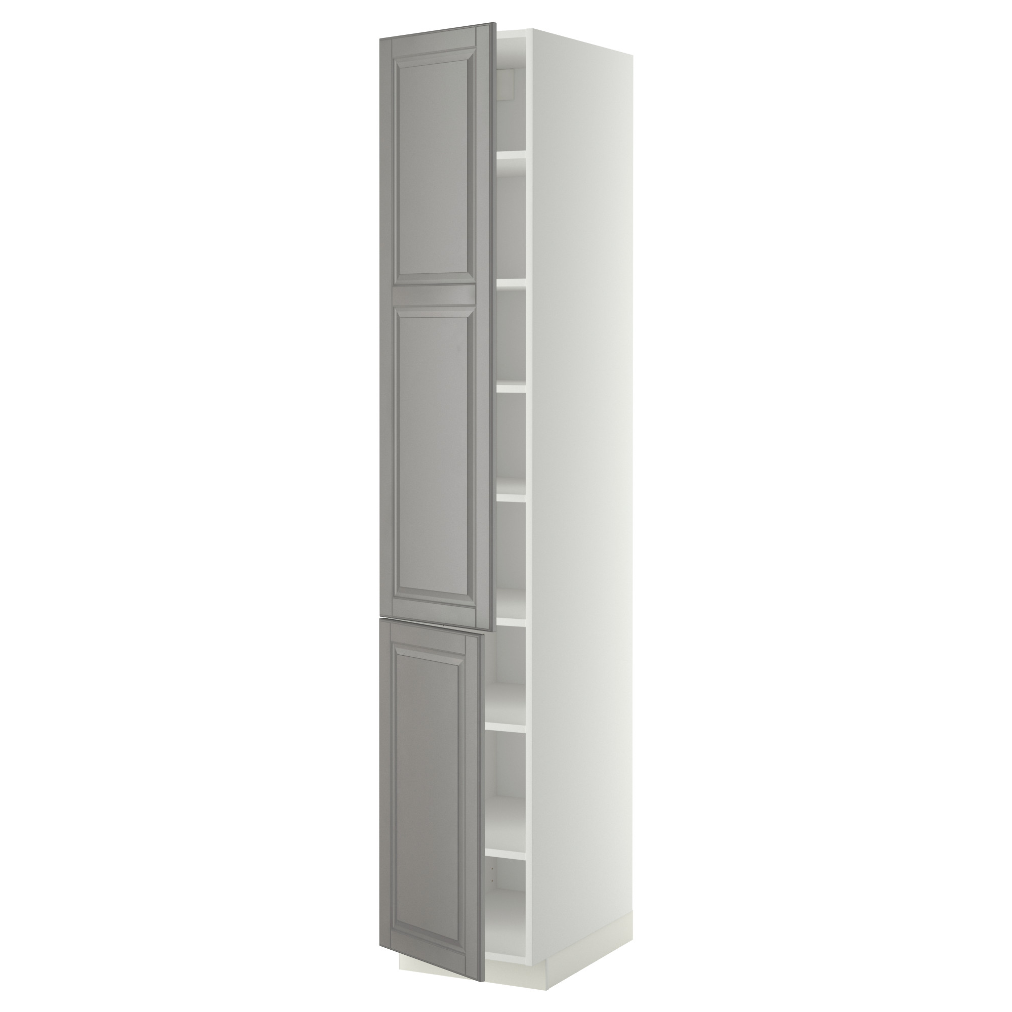 METOD high cabinet with shelves/2 doors