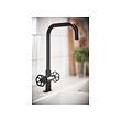 GAMLESJÖN dual-control kitchen mixer tap
