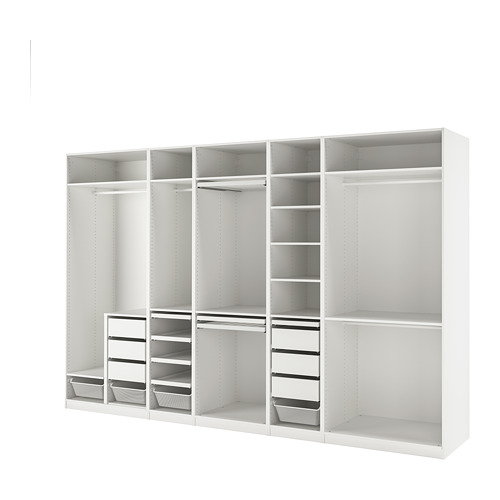 PAX - wardrobe combination, white, 375x58x236 cm | IKEA Taiwan Online - PE818106_S4