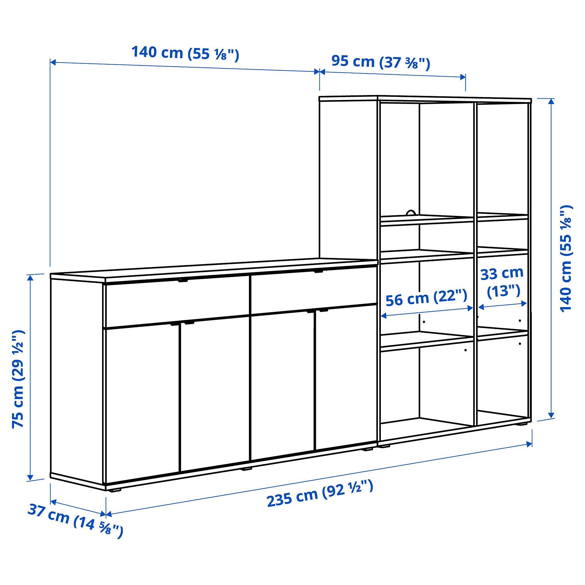 VIHALS storage combination