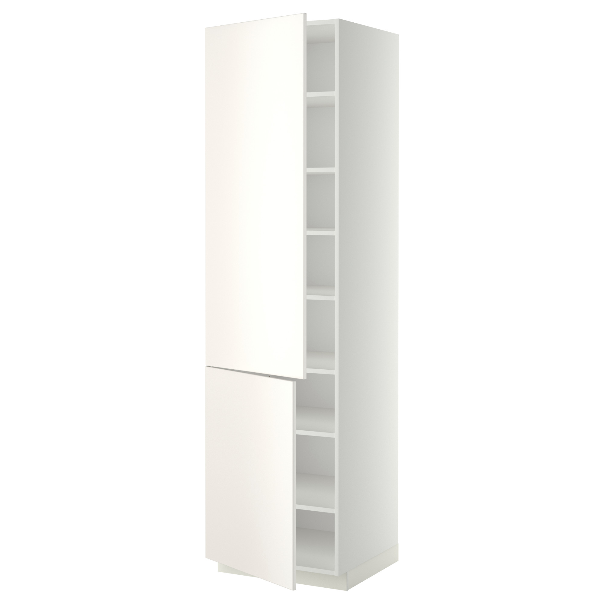 METOD high cabinet with shelves/2 doors
