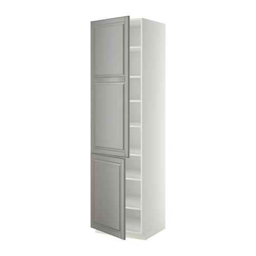 METOD high cabinet with shelves/2 doors