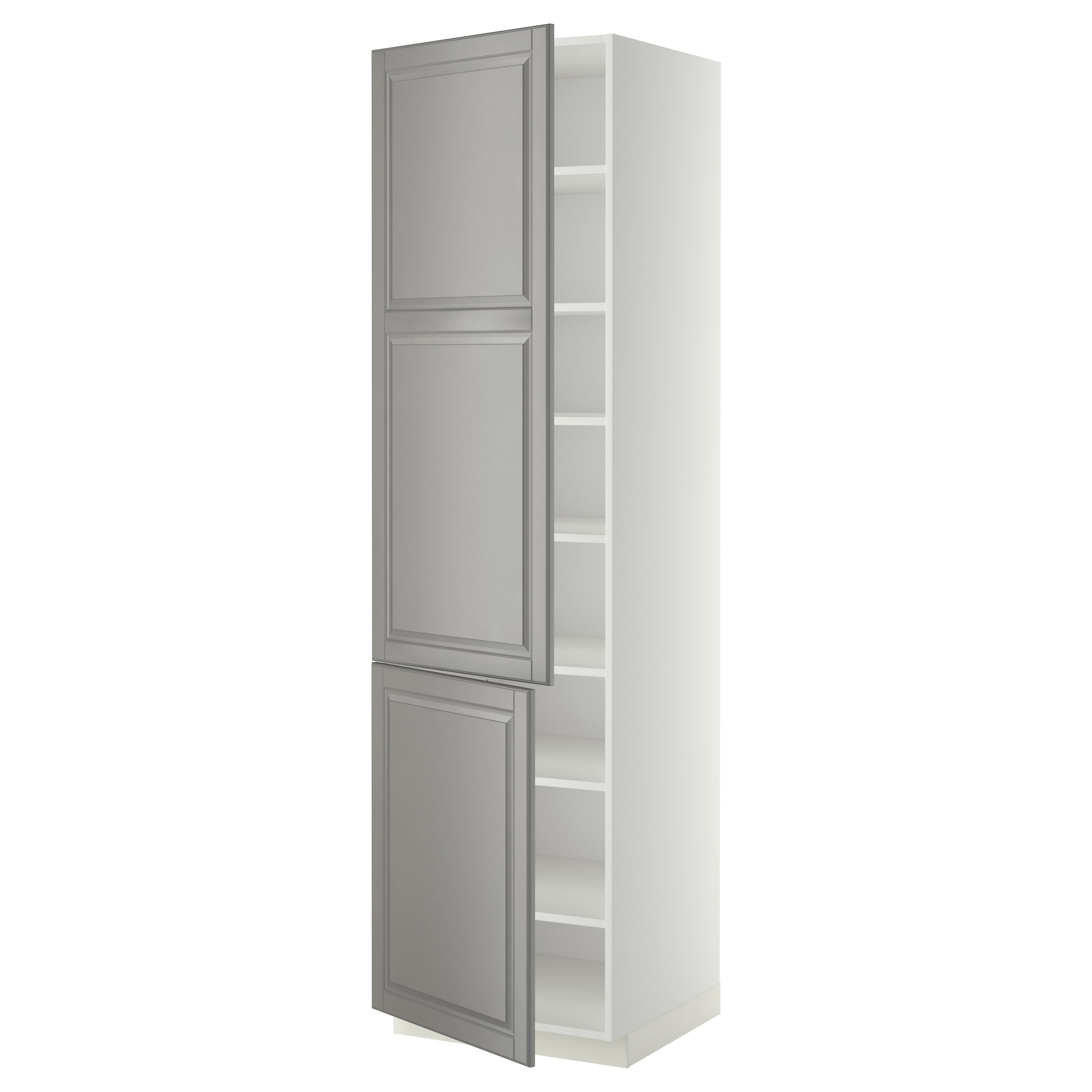 METOD high cabinet with shelves/2 doors