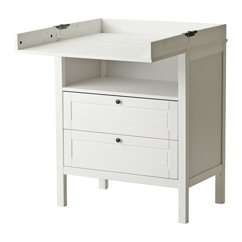 SUNDVIK - 尿布更換桌/抽屜櫃, 白色 | IKEA 線上購物 - PE424328_S4