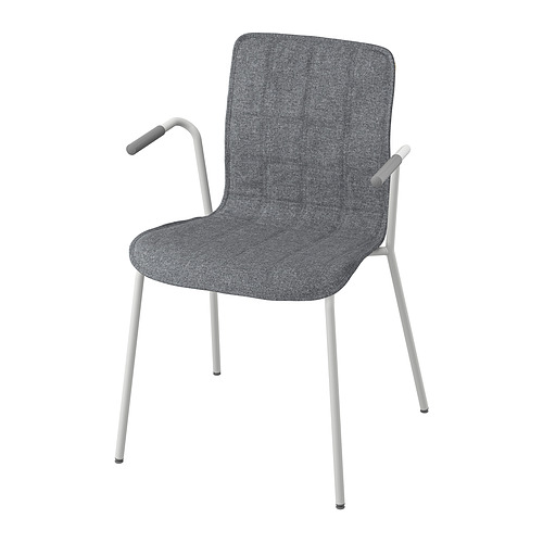 LÄKTARE - 會議椅, 中灰色/白色 | IKEA 線上購物 - PE899491_S4