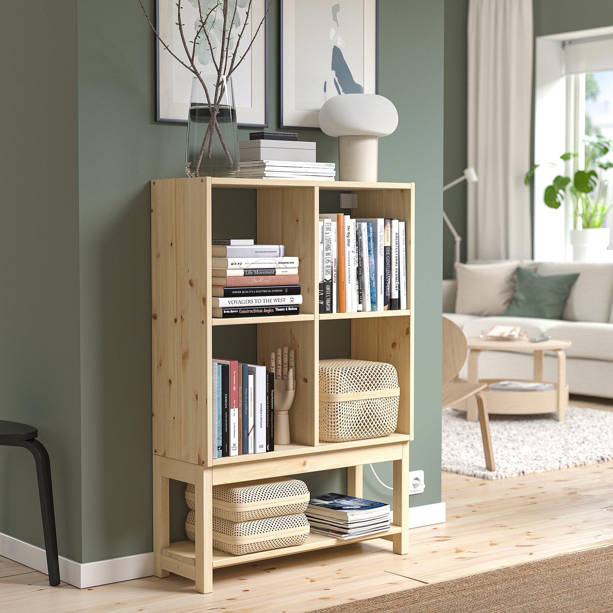 IVAR shelving unit with underframe
