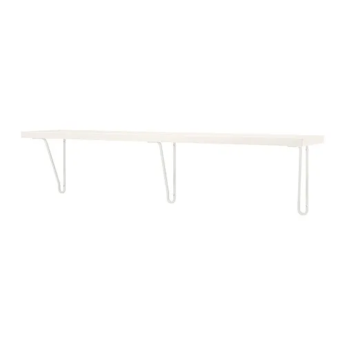 BERGSHULT/FÖRLÄGGARE - 層板, 白色/白色, 120x20 公分 | IKEA 線上購物 - PE934203_S4
