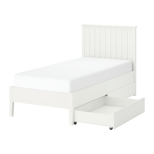 GULLABERG bed frame with 2 storage boxes