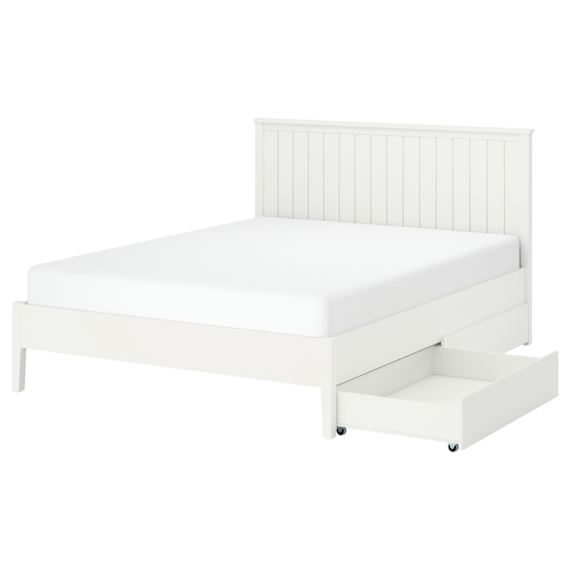 GULLABERG bed frame with 2 storage boxes