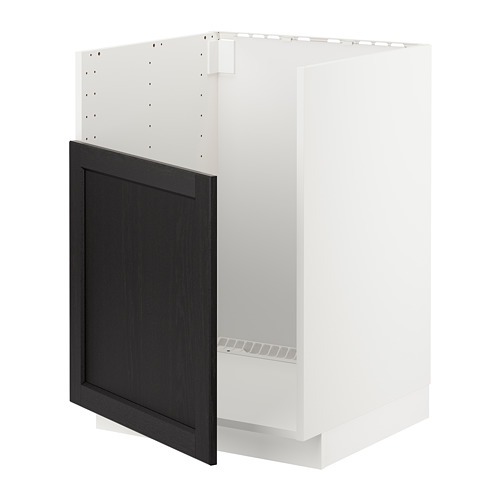 METOD - base cabinet f BREDSJÖN sink, white/Lerhyttan black stained | IKEA Taiwan Online - PE722553_S4