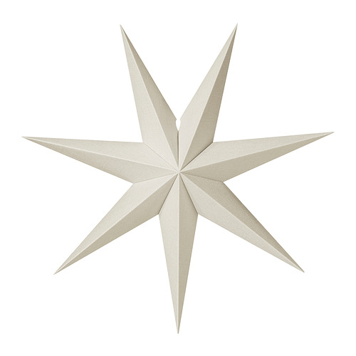 STRÅLA - lamp shade, linen star, 70 cm | IKEA Taiwan Online - PE934225_S4