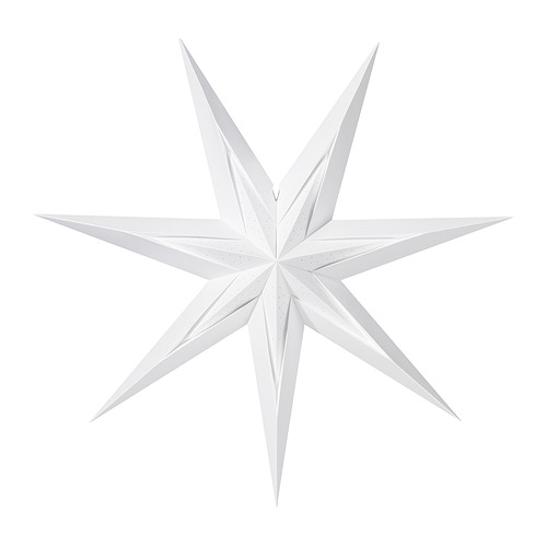 STRÅLA - lamp shade, paper star/dotted white, 70 cm | IKEA Taiwan Online - PE934244_S4