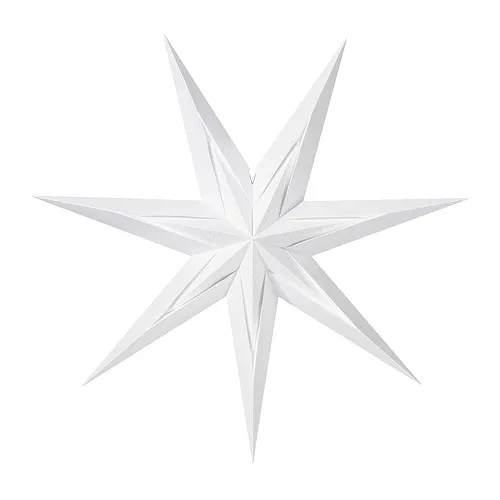 STRÅLA - 燈罩，紙製品 星形/圓點 白色，70 公分 | IKEA 線上購物 - PE934244_S4