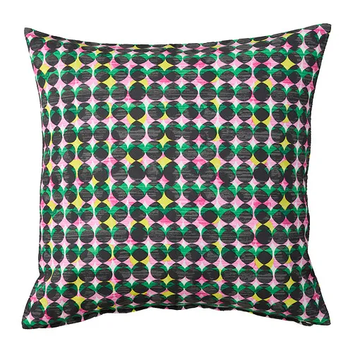 ÄLVSJÖSKOGEN - cushion cover, pink/green, 50x50 cm | IKEA Taiwan Online - E1003435_S4