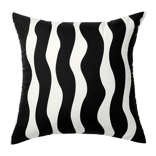 GLANSHÄGG - cushion, black/white, 50x50 cm | IKEA Taiwan Online - E1003441_S4