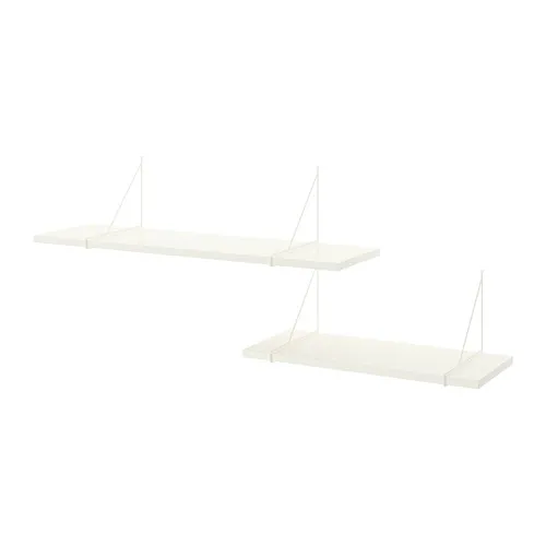 BERGSHULT/PERSHULT - 上牆式層架組, 白色/白色, 120x30 公分 | IKEA 線上購物 - PE722689_S4