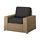 SOLLERÖN - armchair, outdoor, brown/Järpön/Duvholmen anthracite | IKEA Taiwan Online - PE763693_S1
