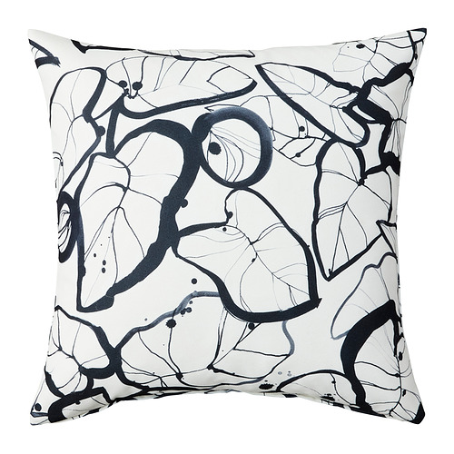 PELARKÖRSBÄR - 靠枕套，白色/黑色，50x50 公分 | IKEA 線上購物 - E1003473_S4