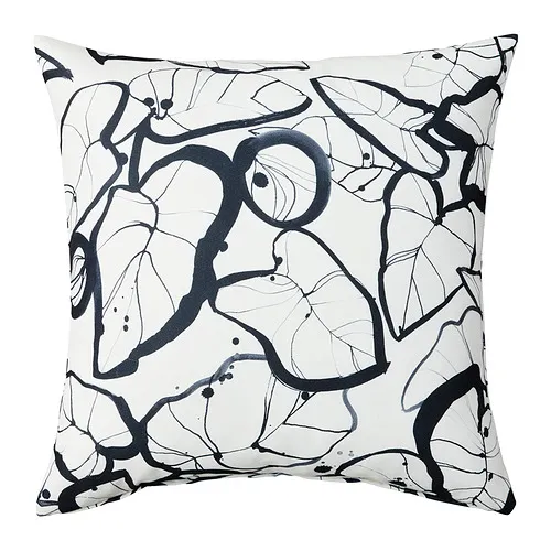 PELARKÖRSBÄR - 靠枕套，白色/黑色，50x50 公分 | IKEA 線上購物 - E1003473_S4