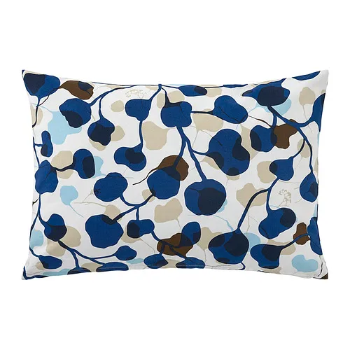 PERSIKOTRÄD - 靠枕套，藍色/葉子，40x58 公分 | IKEA 線上購物 - E1003494_S4