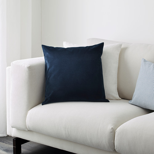 SANELA - cushion cover, dark blue | IKEA Taiwan Online - PE605624_S4