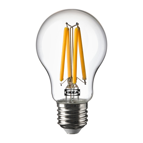 SOLHETTA - LED燈泡 E27 470流明, 球形 透明色 | IKEA 線上購物 - PE818260_S4