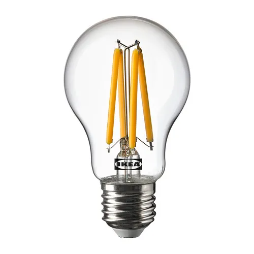 SOLHETTA - LED燈泡 E27 470流明, 球形 透明色 | IKEA 線上購物 - PE818260_S4