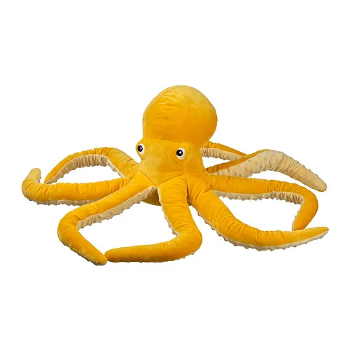 BLÅVINGAD - 填充玩具, 章魚/黃色, 50 公分 | IKEA 線上購物 - PE861308_S4