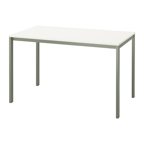 VIHALS - table, white/green, 125x74 cm | IKEA Taiwan Online - PE964979_S4