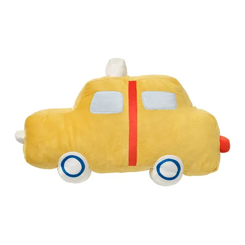 BARNDRÖM - 靠枕，黃色/計程車形狀，51x30 公分 | IKEA 線上購物 - E1003579_S4