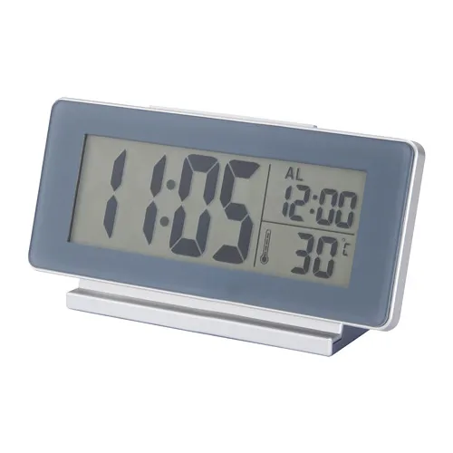 FILMIS - clock/thermometer/alarm, grey, 16.5x9 cm | IKEA Taiwan Online - PE673259_S4