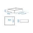 KOMPLEMENT drawer with glass front