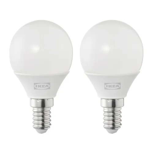 SOLHETTA - LED燈泡 E14 250流明, 球形 乳白色 | IKEA 線上購物 - PE818306_S4