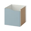 KALLAX - 內嵌式門片, 波浪形/淺藍灰色, 33x33 公分 | IKEA 線上購物 - PE965013_S2 