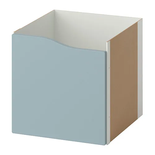 KALLAX - 內嵌式門片, 波浪形/淺藍灰色, 33x33 公分 | IKEA 線上購物 - PE965013_S4