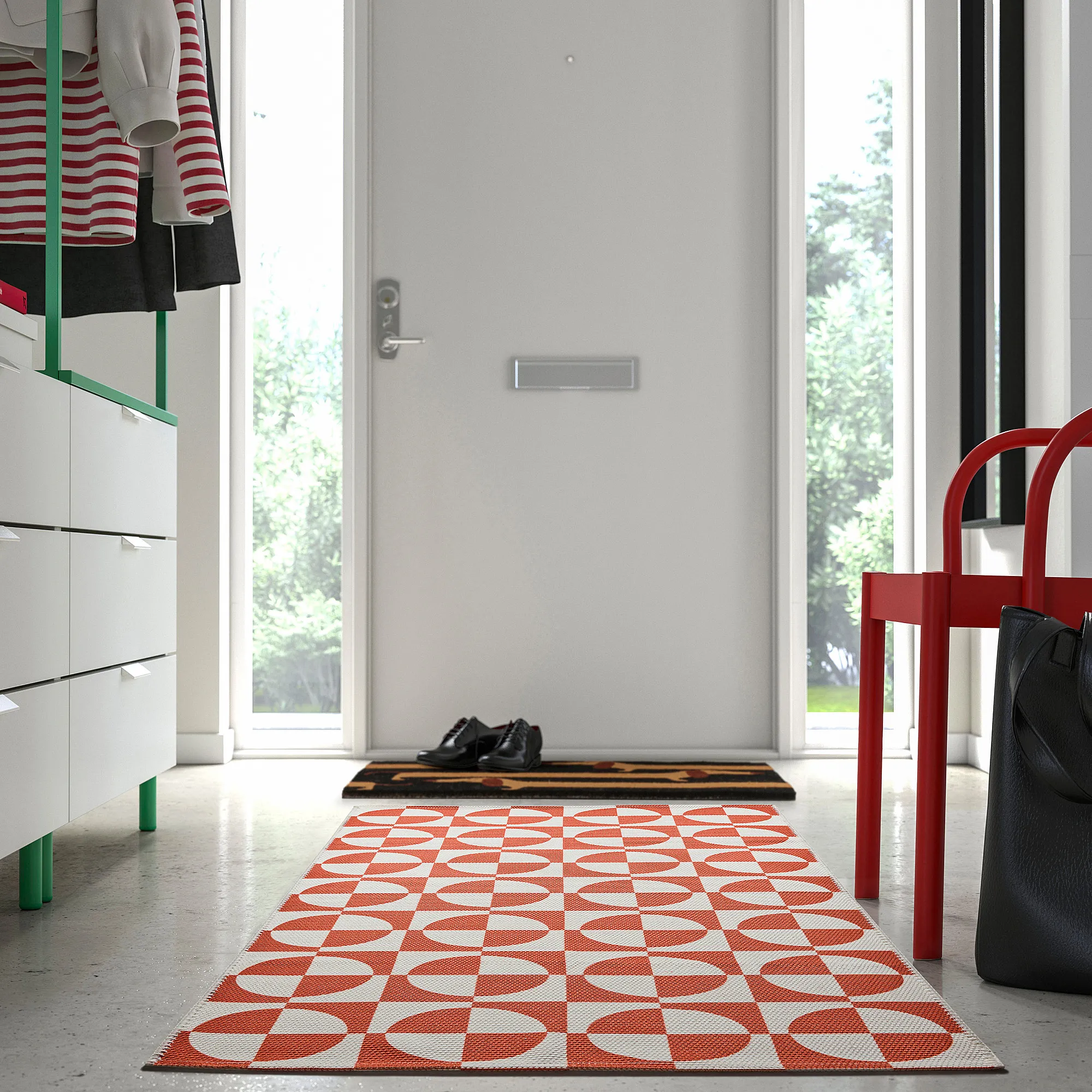 PUBLIKVÄRD rug, flatwoven