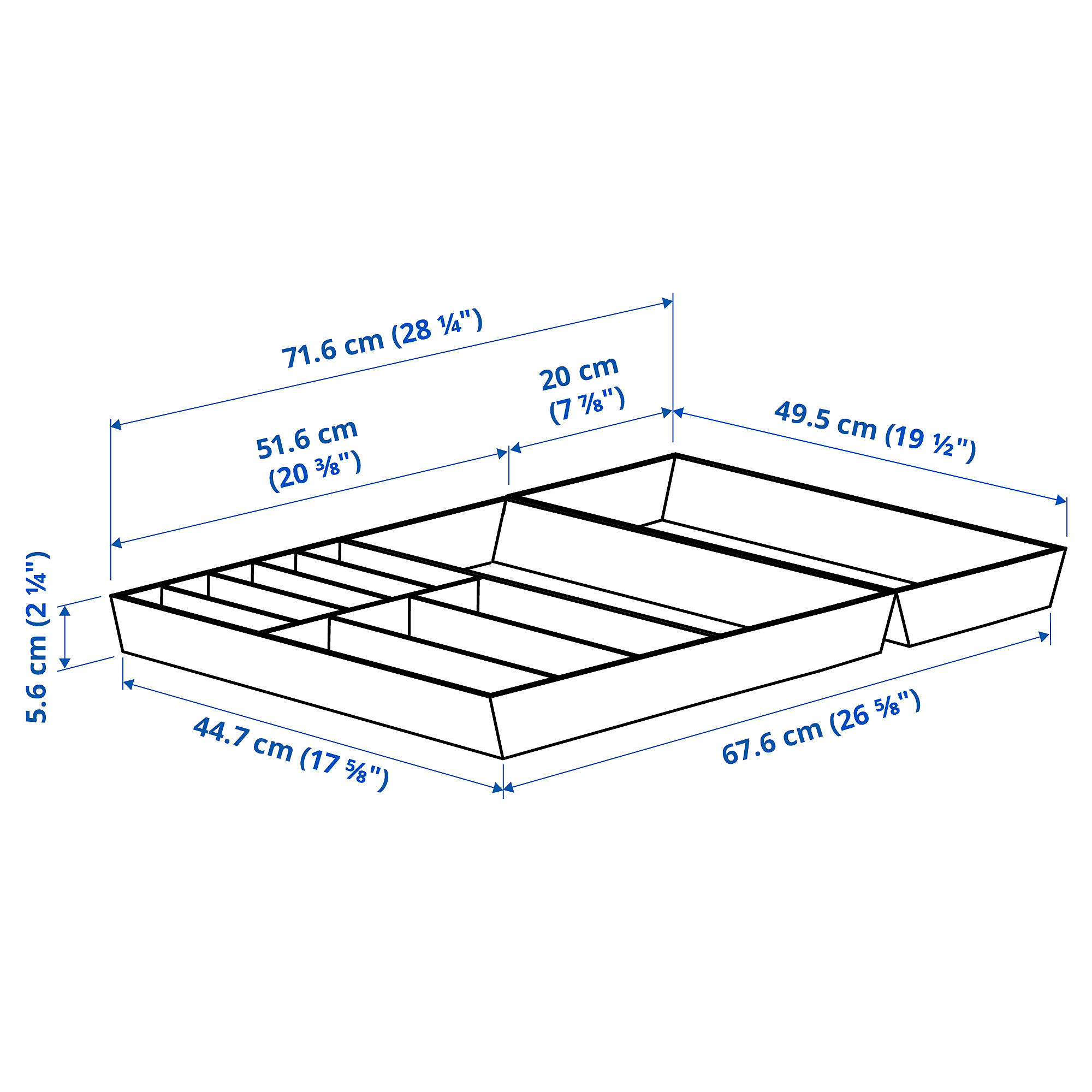 UPPDATERA 餐具托盤／用具托盤