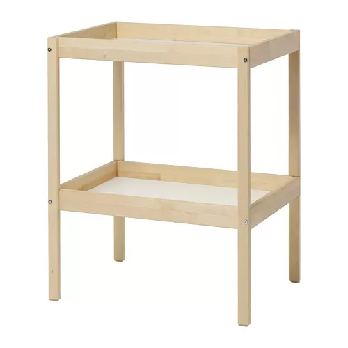 SNIGLAR - changing table, beech/white, 72x53 cm | IKEA Taiwan Online - PE722760_S4