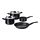 HEMLAGAD - 鍋具 6件組, 黑色 | IKEA 線上購物 - PE763784_S1