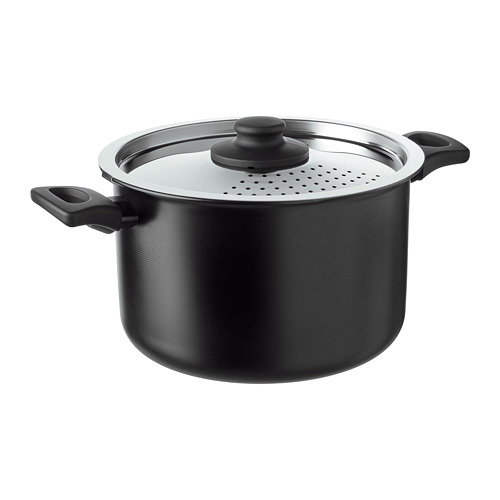 HEMLAGAD - 附蓋湯鍋, 黑色, 5公升 | IKEA 線上購物 - PE763799_S4