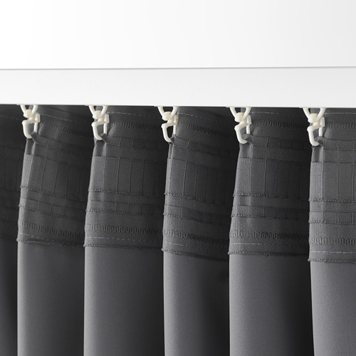 MAJGULL - 遮光窗簾 2件裝, 灰色 | IKEA 線上購物 - PE676986_S4