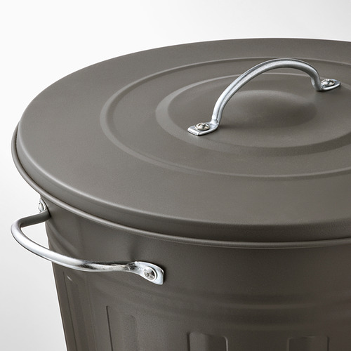 KNODD bin with lid