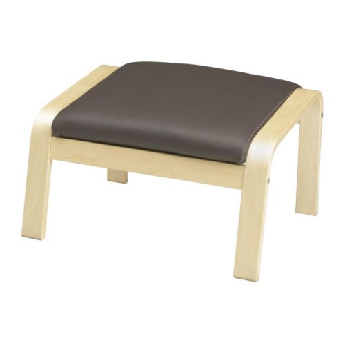 POÄNG - 椅凳, 實木貼皮, 樺木/Glose 深棕色 | IKEA 線上購物 - PE160519_S4