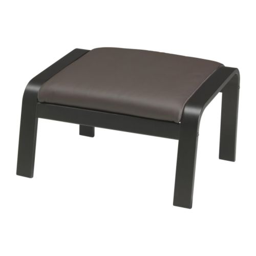 POÄNG - 椅凳, 黑棕色/Glose 深棕色 | IKEA 線上購物 - PE160522_S4